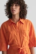 Жіноча помаранчева лляна сукня REL LINEN SS SHIRT DRESS Gant 36 4503319 - изображение 5