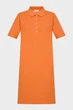Жіноча помаранчева сукня SLIM SHIELD SS PIQUE POLO DRESS Gant S 4200846 - изображение 1