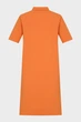 Жіноча помаранчева сукня SLIM SHIELD SS PIQUE POLO DRESS Gant S 4200846 - изображение 2