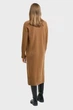 Жіноча коричнева вовняна сукня HERRINGBONE DETAIL ROLLNECK DRESS Gant XS 4502078 - изображение 2
