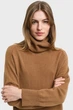 Жіноча коричнева вовняна сукня HERRINGBONE DETAIL ROLLNECK DRESS Gant XS 4502078 - изображение 5