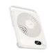 Вентилятор HOCO HX607 slim desktop fan, 100 Levels, 3200rpm, 50dB, 2000mAh, 10h, white - изображение 1