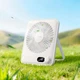 Вентилятор HOCO HX607 slim desktop fan, 100 Levels, 3200rpm, 50dB, 2000mAh, 10h, white - изображение 3