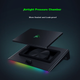 Охолоджувальна підставка для ноутбука Razer з регульованим інтелектуальним контролем температури та шумозаглушенням, док-станція-розширювач, сумісна з серією Razer Blade, розкладка клавіатури, HYPERBOOST - изображение 2