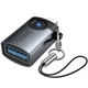 Переходник HOCO UA46 Lightning Male to USB Female USB2.0 (Metal gray) (250914) - изображение 6