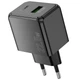Сетевое зарядное устройство HOCO CS17A Wish QC3.0 22.5W (1USB-A) (Black) (250919) - изображение 5