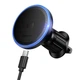 Автодержатель с Беспроводное зарядное устройство Borofone BH224 Flash 15W (air outlet) (Black) (251417) - изображение 1