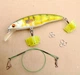 Воблер Bionic Minnow GOBASS Pro Max ОКУНЬ ДОВГИЙ 90мм 13г плаваючий Floating Гучний має рухомі металеві кульки до рибалки блешня спінінга ловлі хижака щуку окуня щуки судака жереха риболовлі хижої риби - зображення 2
