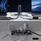 Настільний зарядний пристрій JOYROOM JR-TCM02 GaN 65 Вт EU 4 x USB-C + 2 x USB-A Black-Grey - зображення 10