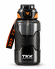 Спортивная бутылка TKK 1500 мл (1.5 л) - Черный Tritan BPA-free, ударопрочная эко-бутылка с антискользящим покрытием и кнопкой - изображение 1