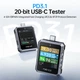 USB тестер Fnirsi FNB-C2, Type-C PD3.1, тестер кабелів E-marker чіп - зображення 3