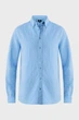 Чоловіча блакитна лляна сорочка CALEB Basic linen shirt Mexx M MF007200151M - изображение 5