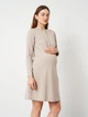 Нічна сорочка для вагітних та годуючих KOKO Boutique бежева з довгим рукавом, L/XL - зображення 1