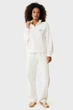 Жіночі білі спортивні штани Honeycomb sweatpants Mexx L MF007001551W - изображение 2