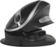 Миша BakkerElkhuizen Oyster Wireless Black/Silver (8717399995207) - зображення 1