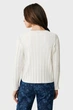 Жіночий білий кардиган PEONY classic ajour cardigan Mexx L MF006600451W - зображення 3
