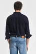 Чоловіча темно-синя вельветова сорочка REG CORDUROY SHIRT Gant M 3250351 - изображение 3