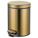 Відро для сміття з педаллю та плавним закриттям Mixxus Ellipse-TC0205 Brushed Gold 5л MI8400 - зображення 1