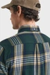 Чоловіча темно-зелена картата сорочка WINDBLOWN Gant S 3250243 - изображение 5