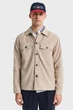 Чоловіча бежева лляна сорочка LINEN OVERSHIRT Gant M 3250030 - изображение 1