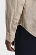 Чоловіча бежева лляна сорочка REG GMNT DYED LINEN SHIRT Gant XL 3240120 - изображение 5