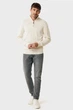 Чоловіча бежева кофта MATEO Premium knit sweater half zip Mexx XL MF006601451M - изображение 2