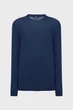 Чоловічий темно-синій вовняний джемпер ARTHUR Basic merino wool sweat Mexx M MF006601443M - изображение 1