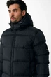 Чоловіча чорна куртка Mexx S MF006800443M - изображение 5