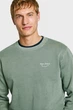 Чоловічий оливковий світшот Pepe Jeans S PM582735 - изображение 4