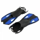 Ласты тренировочные короткие с открытой пяткой Cima 7646 размер L-XL (42-47) Black-Blue - изображение 4