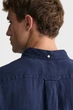 Чоловіча темно-синя лляна сорочка REG GMNT DYED LINEN Gant S 3240120 - зображення 5