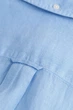 Чоловіча блакитна лляна сорочка REG GMNT DYED LINEN Gant XL 3240120 - изображение 9