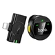 Бездротова мікрофонна система Hoco L21 Charm Magnetic (Lightning) Black - зображення 1