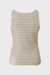 Жіноча майка з візерунком Stripe lurex knit top Mexx S MF006605651W - изображение 6