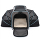 Сумка переноска для котів та собак 78x47x29 см CosmoPet CP-05 (L) Grey-Blue - зображення 3