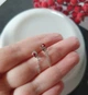 Маленькие серьги гвоздики с цепочкой из медицинской стали камнем медсталь медзолото - изображение 5