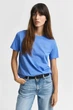 Жіноча блакитна футболка REG SHIELD SS T-SHIRT Gant M 4200200 - изображение 1