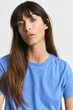 Жіноча блакитна футболка REG SHIELD SS T-SHIRT Gant M 4200200 - изображение 4