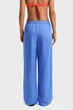 Жіночі сині лляні брюки REL LINEN BLEND PULL ON PANTS Gant 38 4150348 - изображение 3