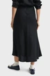 Жіноча чорна лляна спідниця LINEN BLEND SKIRT Gant 36 4400162 - зображення 3