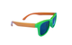 Дитячі очки polarized P1513-2 зелені з жовтогарячою дужкою - зображення 3