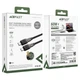 Кабель ACEFAST C10-03 Type-C to Type-C 3A, 60W, 1.2m, silicone, zinc connectors, Black - изображение 6