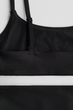 Роздільний купальник H&M пд10068 чорний 158-164 - изображение 2