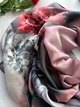 Шовкова хустка My Scarf "Квітка кохання" 90 на 90 см з каменем корал - изображение 2