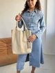 Сумка шоппер женская из натуральной кожи ARTiS Bags 1532 140 бежевая - изображение 1