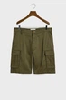 Чоловічі зелені шорти RELAXED TWILL CARGO SHORTS Gant 32 205069 - изображение 9
