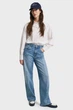 Жіночі сині джинси RELAXED STRETCH SEAM Gant 28 4100255 - изображение 2