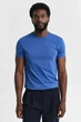 Чоловіча синя футболка CONTRAST LOGO SS T-SHIRT Gant L 2013032 - изображение 1