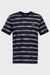 Чоловіча темно-синя футболка у смужку STRIPED SS T-SHIRT Gant S 2003340 - изображение 1