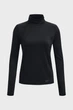 Жіночий чорний лонгслів UA Meridian CW Funnel Neck Under Armour XS 1373965-001 - изображение 5